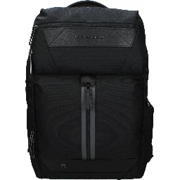 Black Fabric Backpack