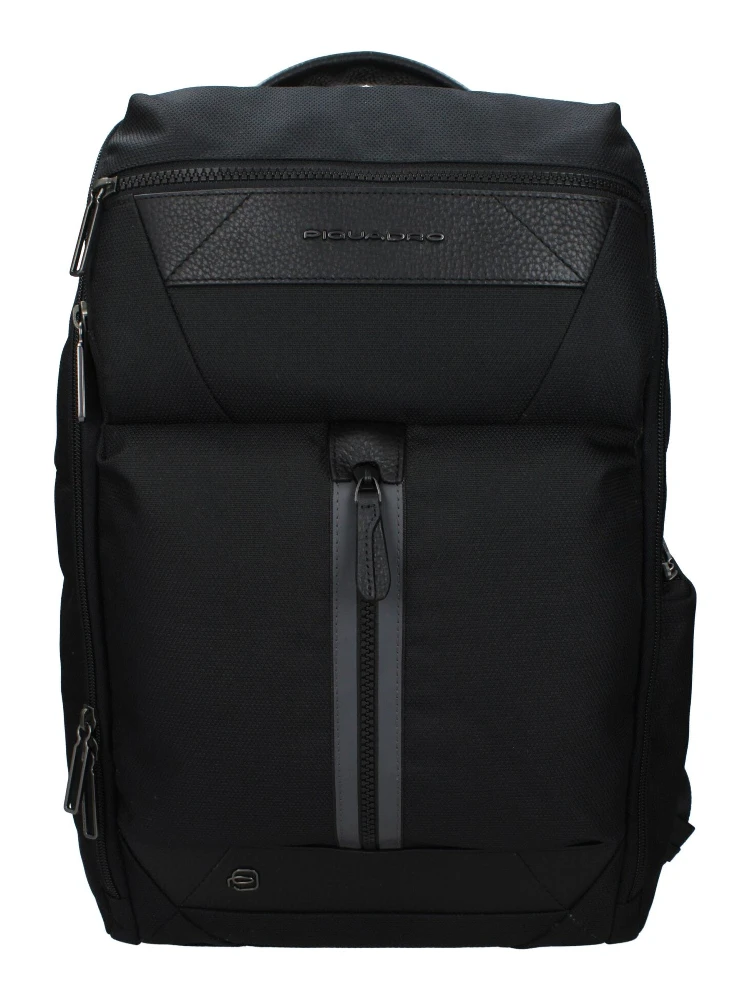 Black Fabric Backpack