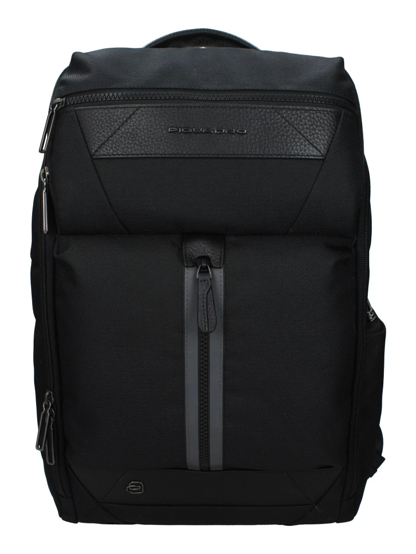Black Fabric Backpack