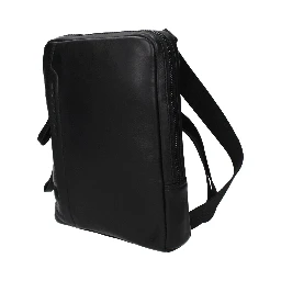 Black Leather Crossbody Bag