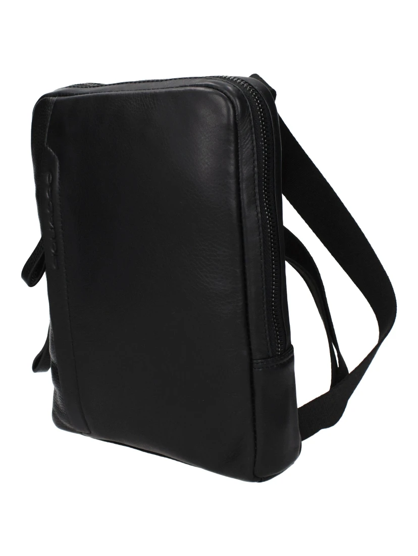 Black Leather Crossbody Bag