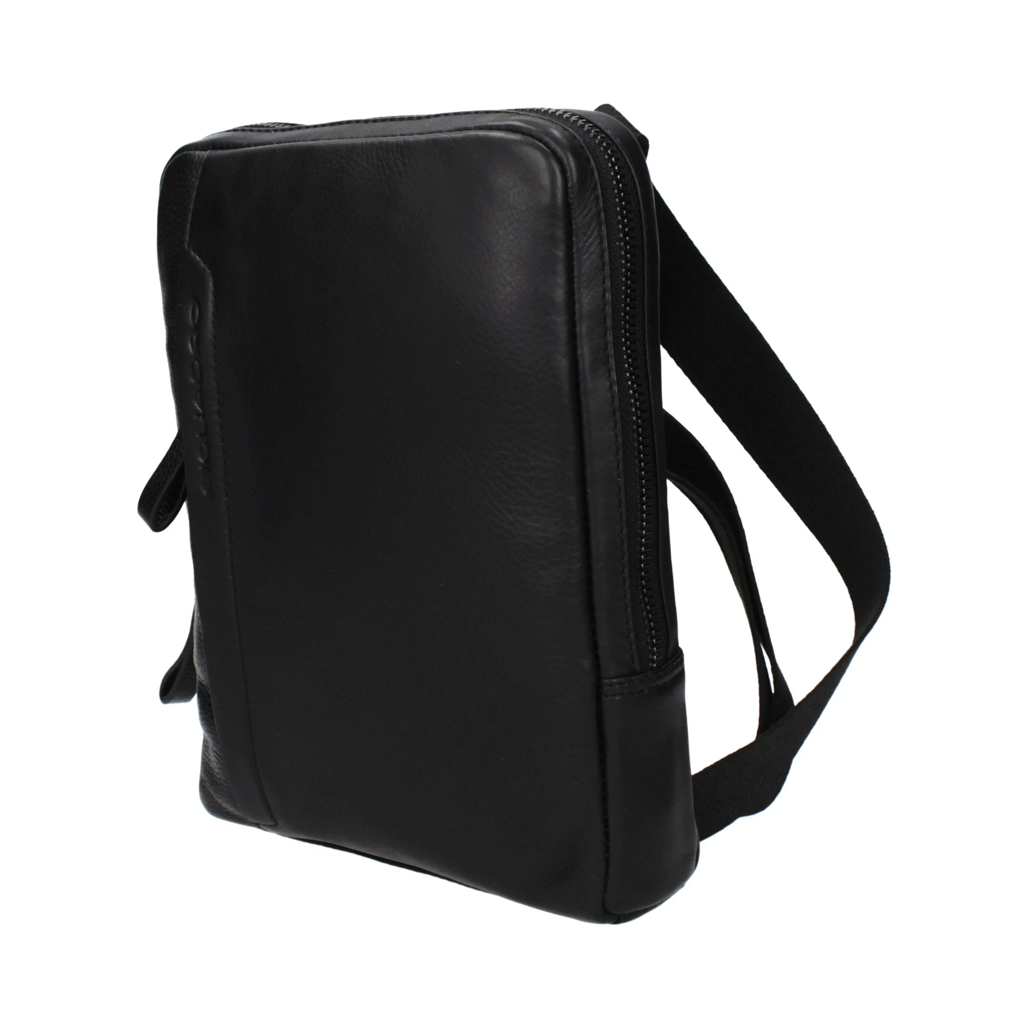 Black Leather Crossbody Bag