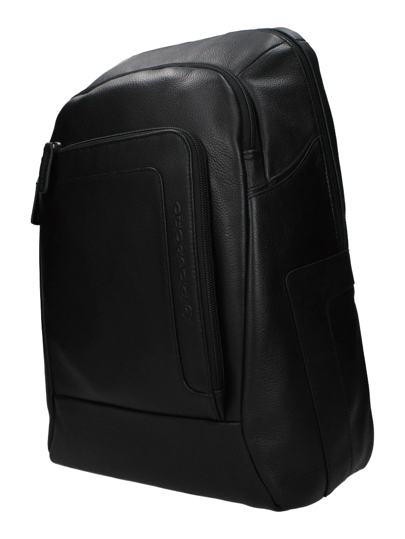 Black Leather Backpack