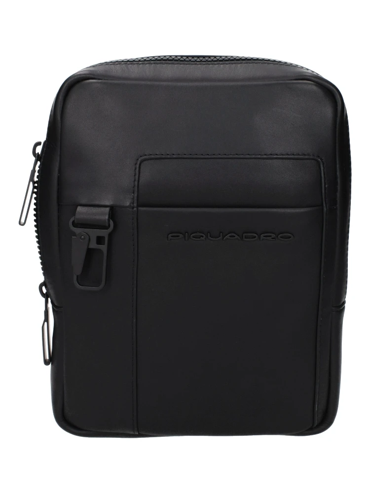 Black Leather Crossbody Bag