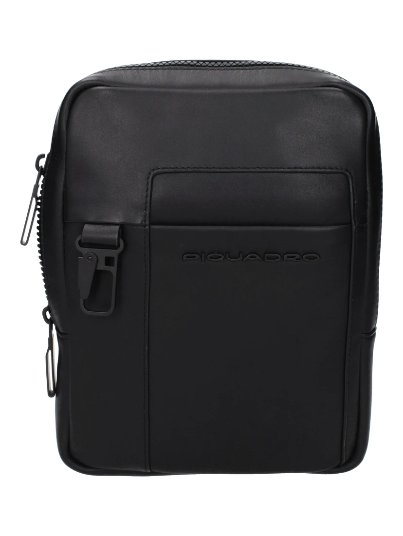 Black Leather Crossbody Bag