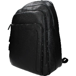 Black Leather Backpack