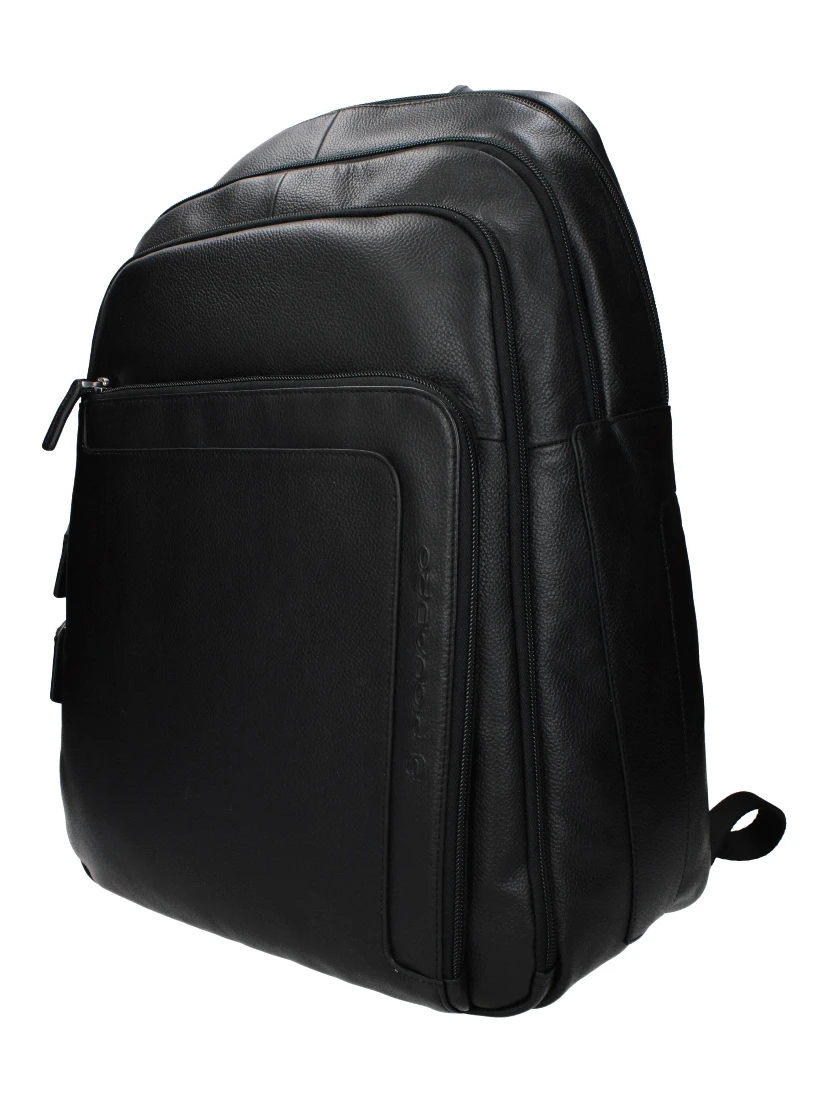 Black Leather Backpack