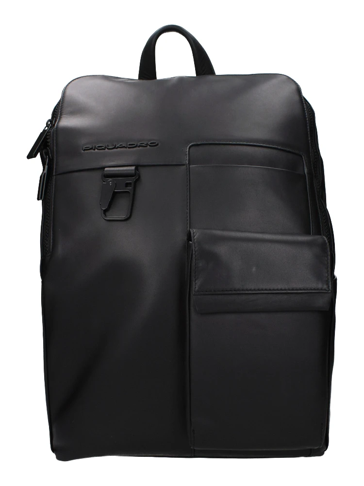 Black Leather Backpack