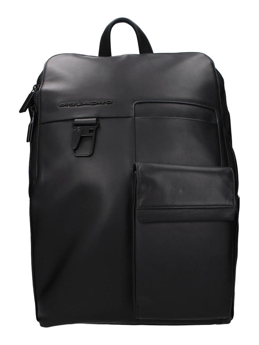 Black Leather Backpack