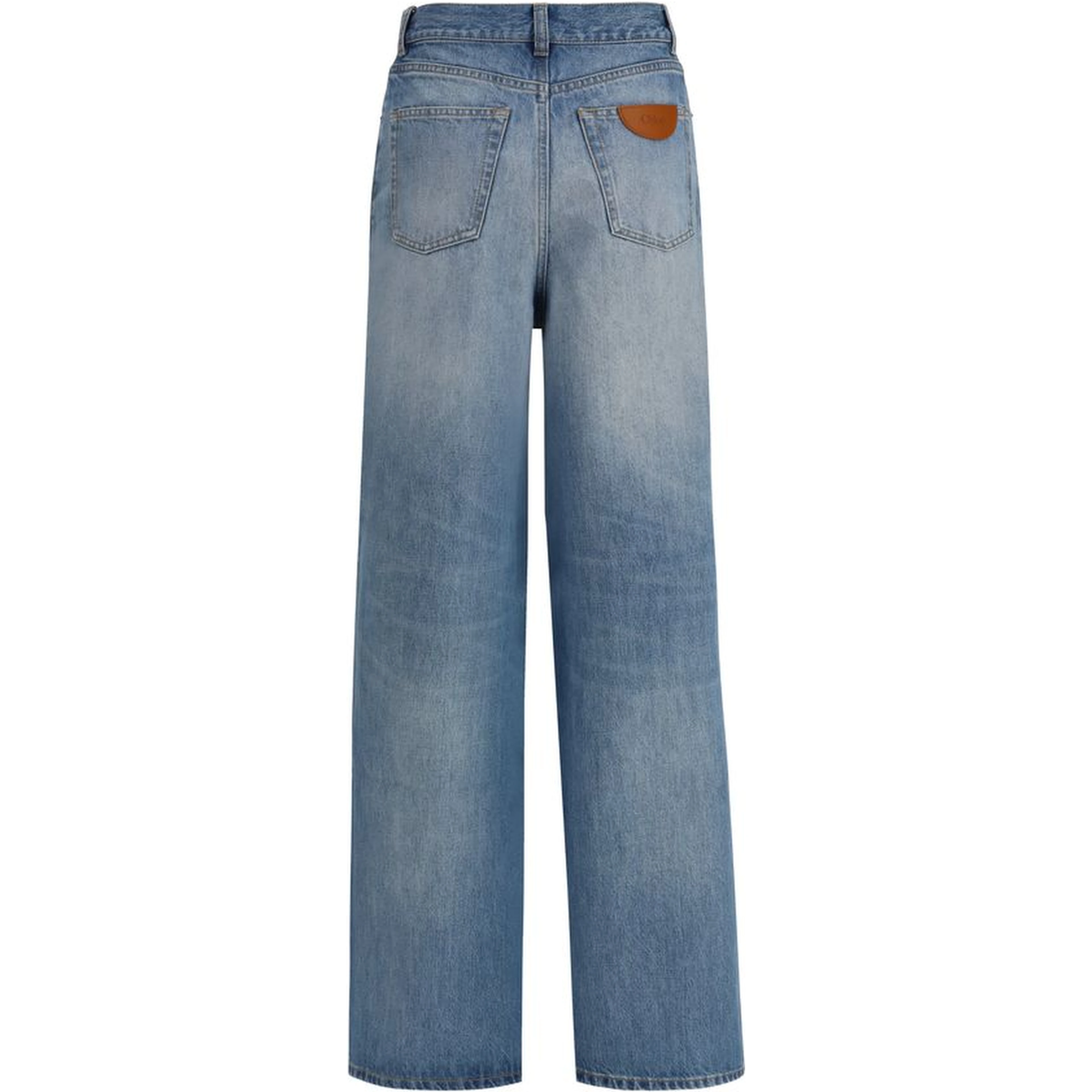 Blue Cotton Jeans Denim