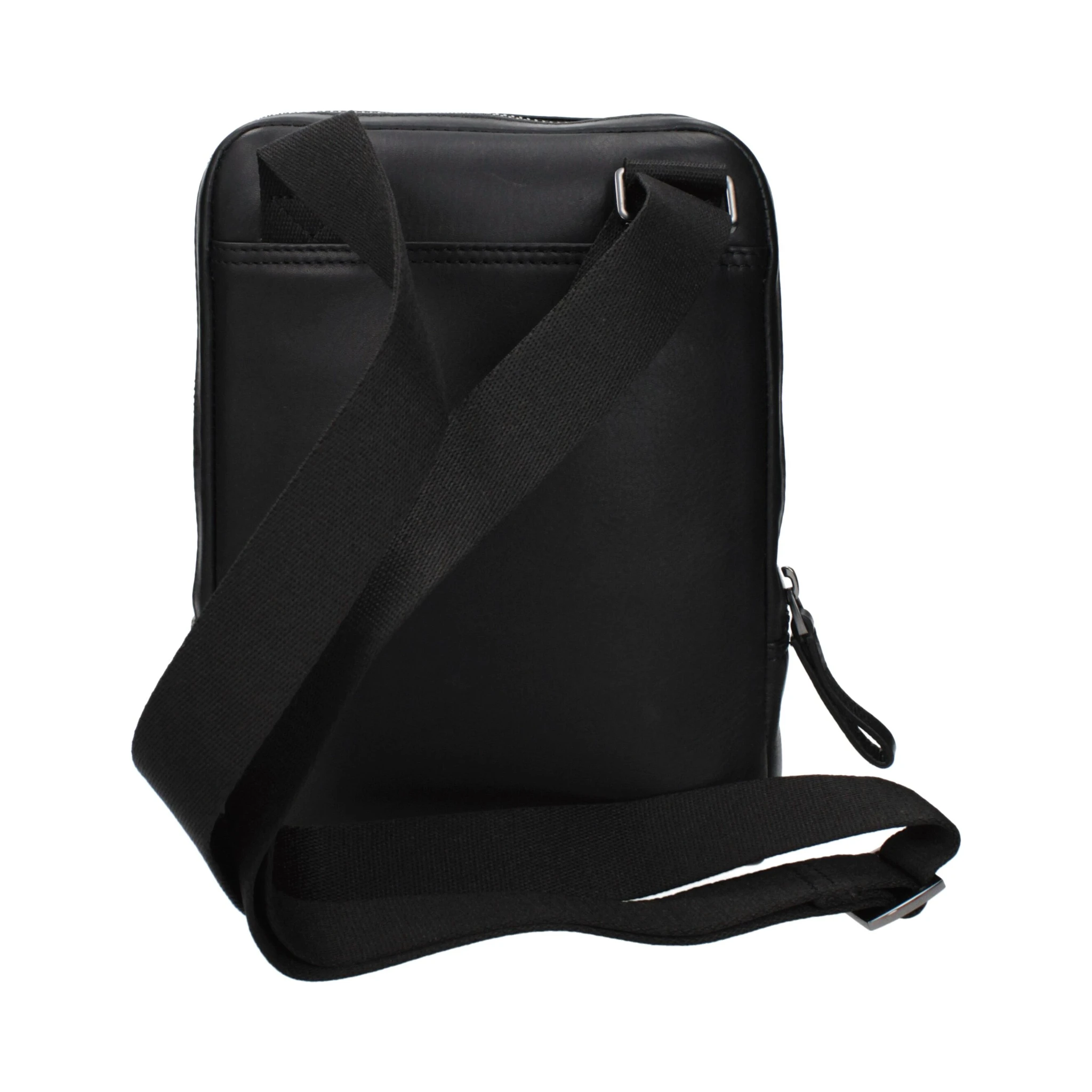 Black Leather Crossbody Bag