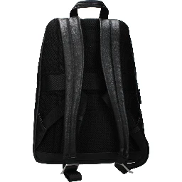 Black Leather Backpack
