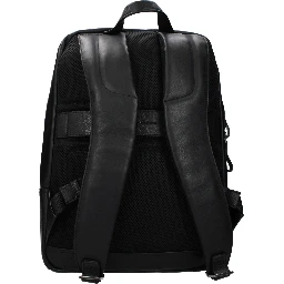 Black Leather Backpack