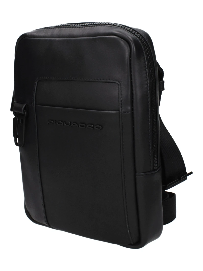 Black Leather Crossbody Bag