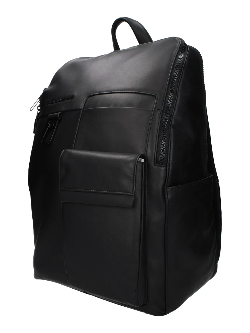 Black Leather Backpack