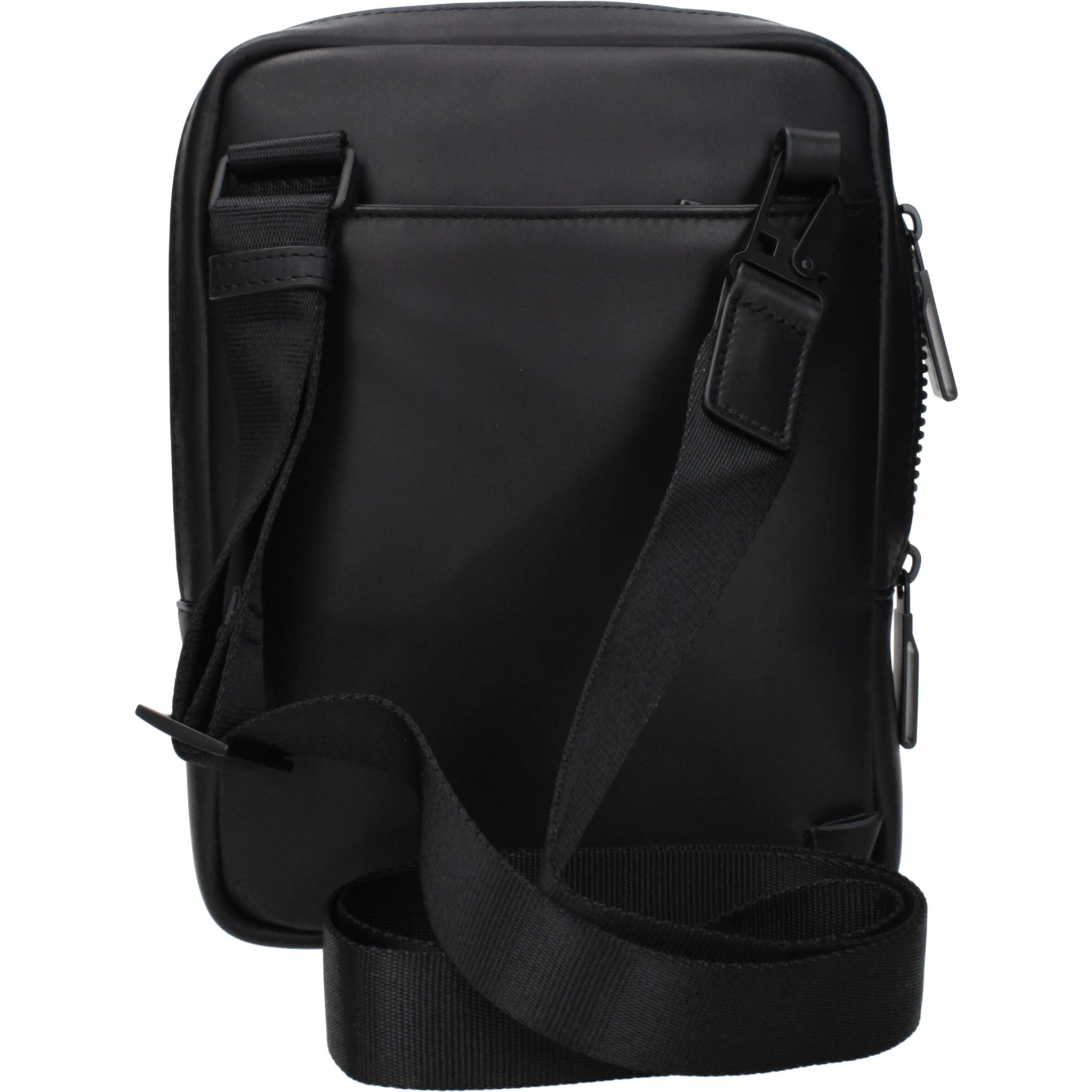 Black Leather Crossbody Bag