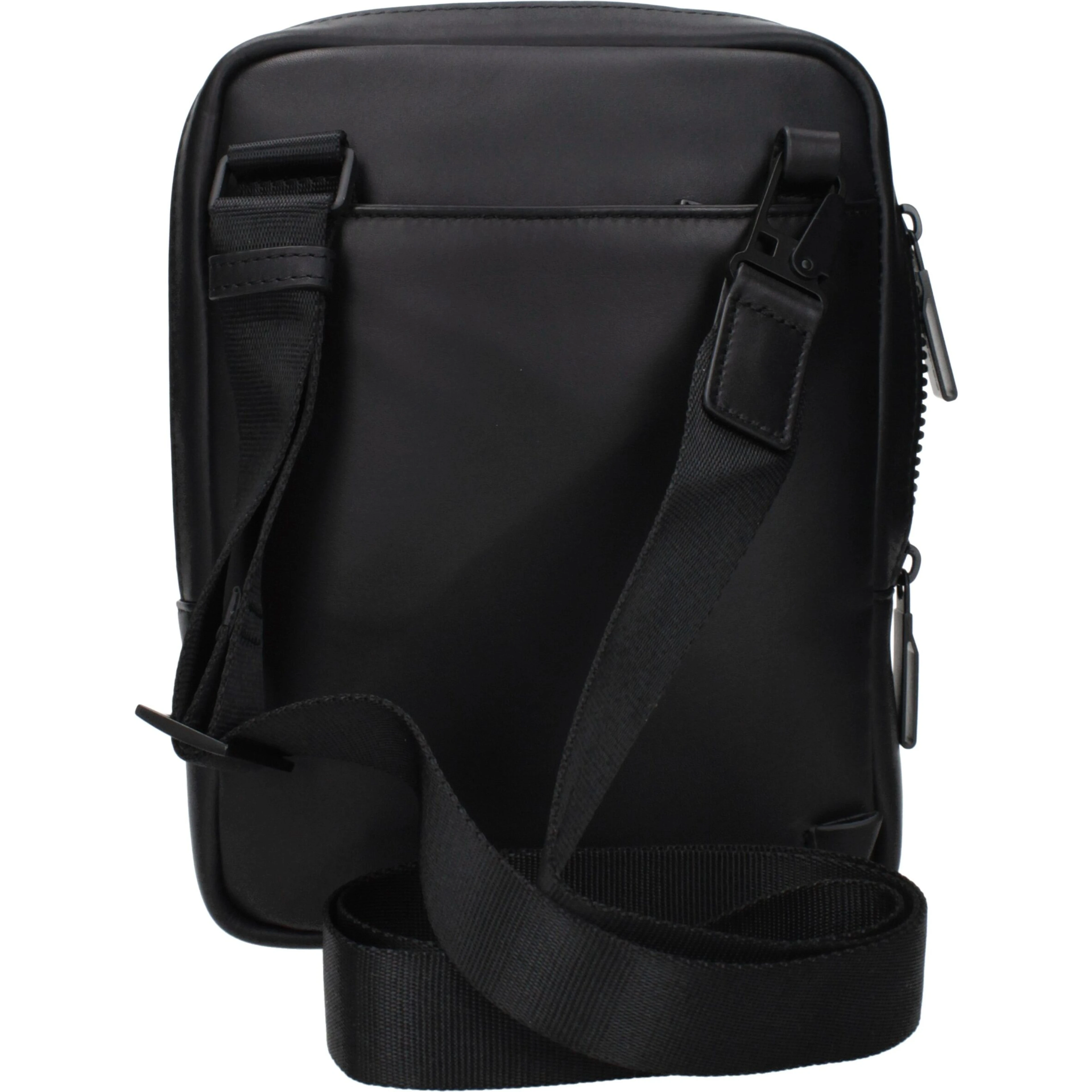 Black Leather Crossbody Bag