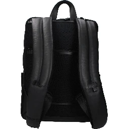 Black Leather Backpack
