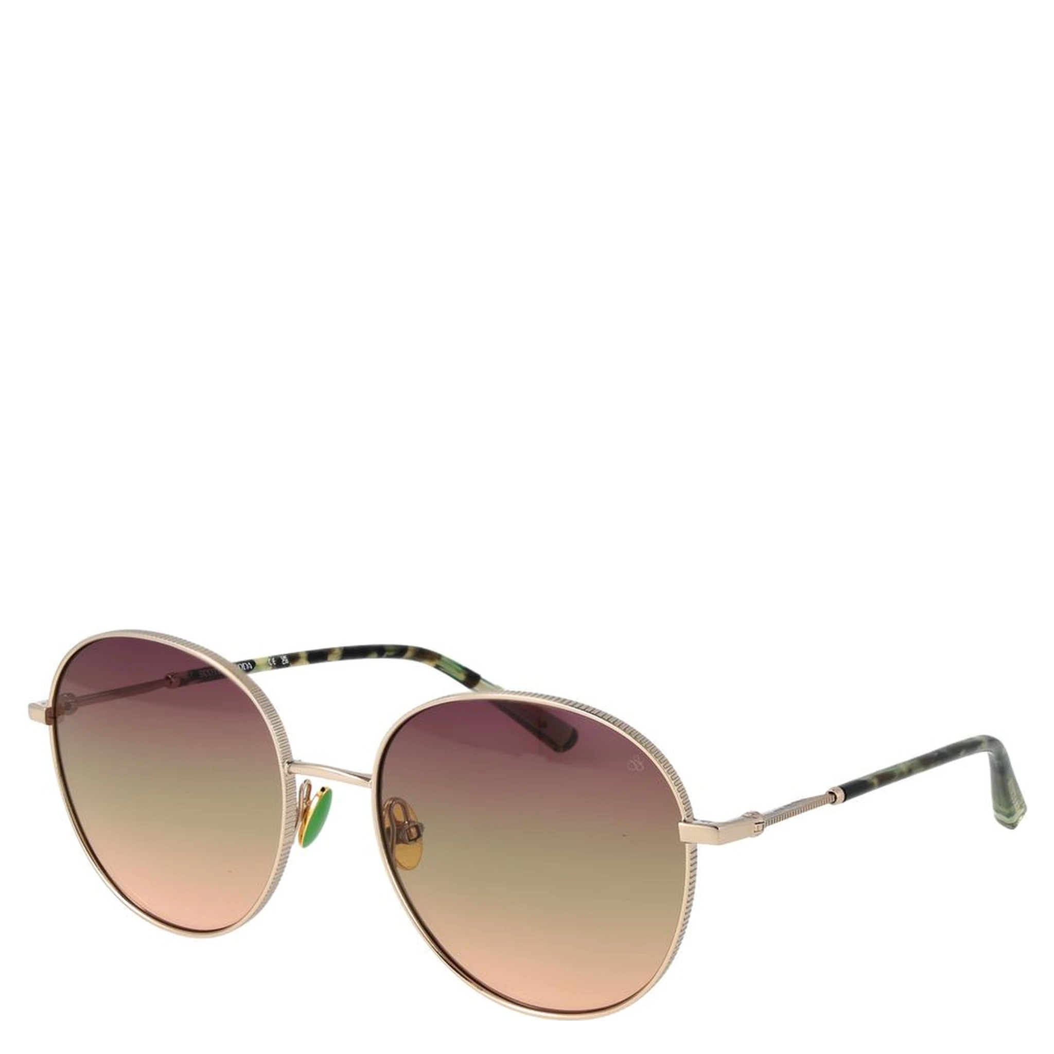 Rose Gold Metal Sunglasses
