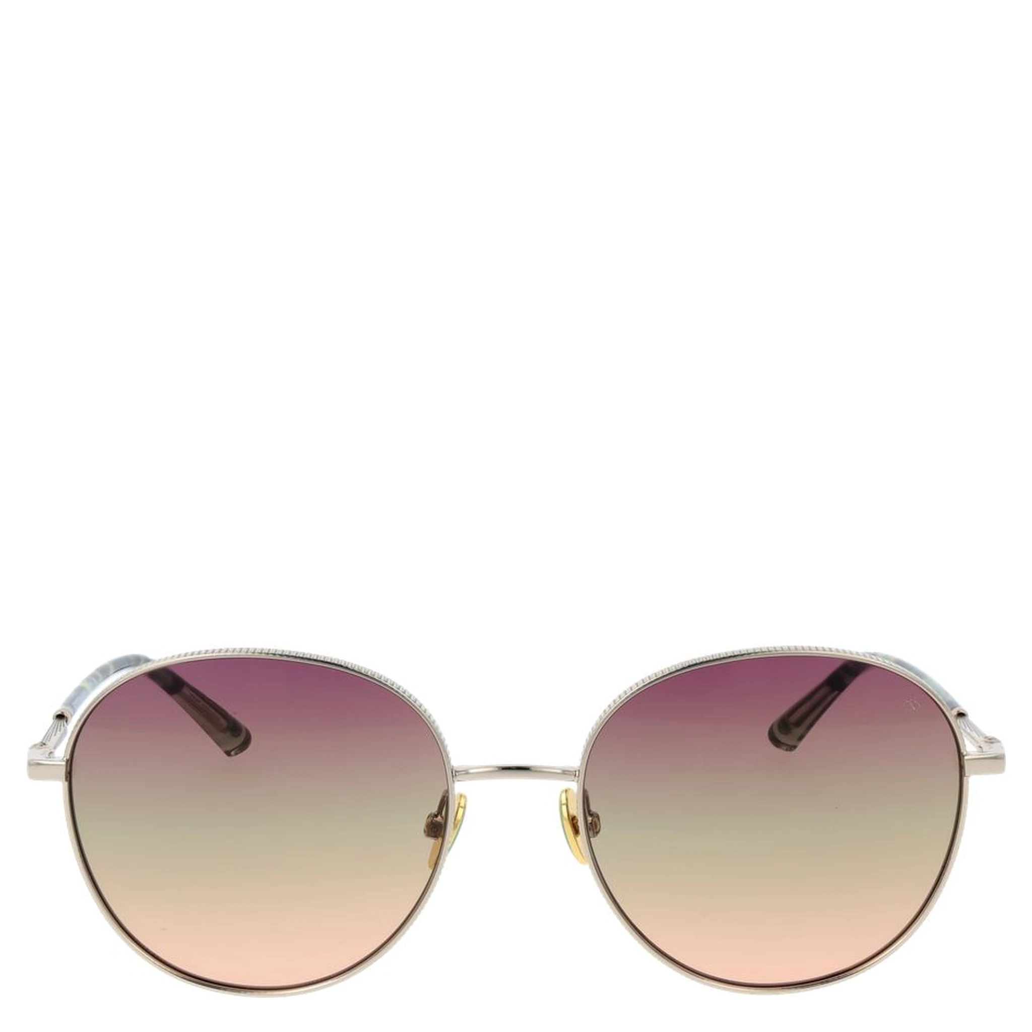 Rose Gold Metal Sunglasses