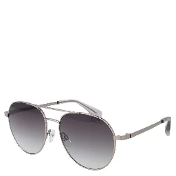 Gray Metal Sunglasses