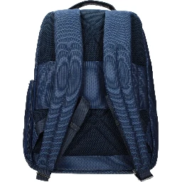 Blue Fabric Backpack