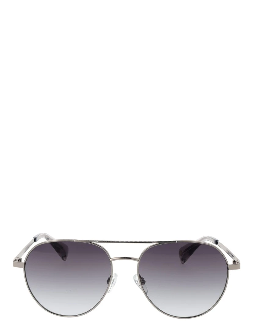 Gray Metal Sunglasses
