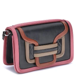 حقيبة كتف بوس توروس متعددة الألوان من جلد العجل