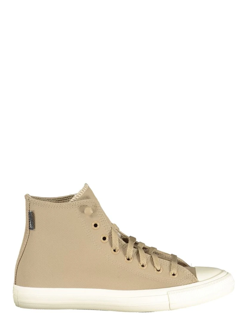 Beige Leather Unisex Sneaker