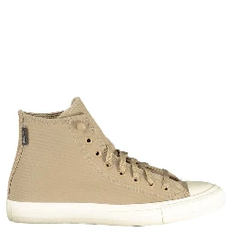 Beige Leather Unisex Sneaker