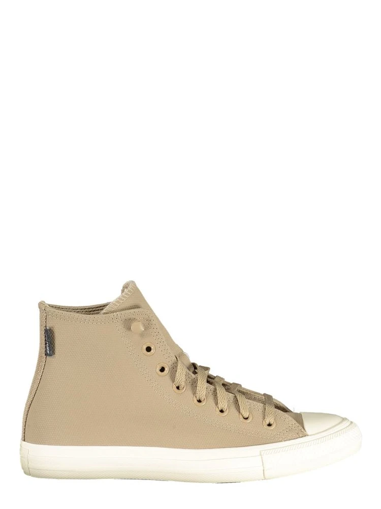 Beige Leather Unisex Sneaker