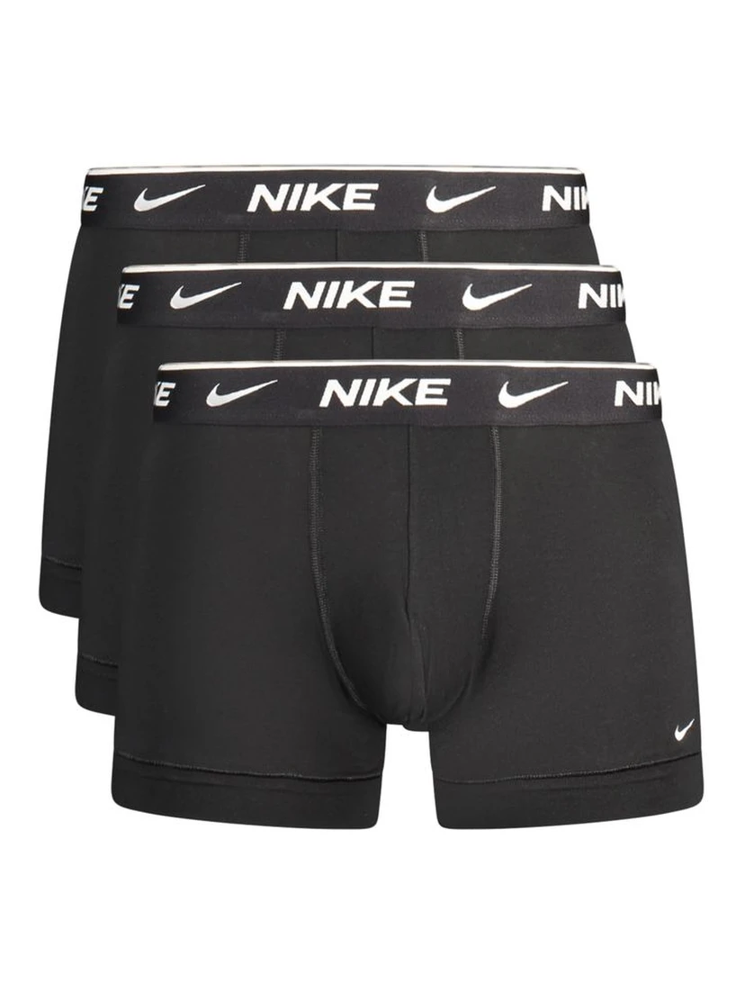 Black Cotton Men's Boxer Short