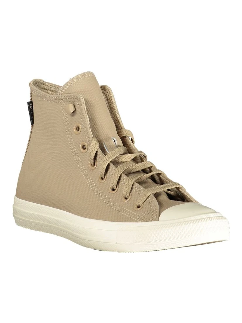 Beige Leather Unisex Sneaker
