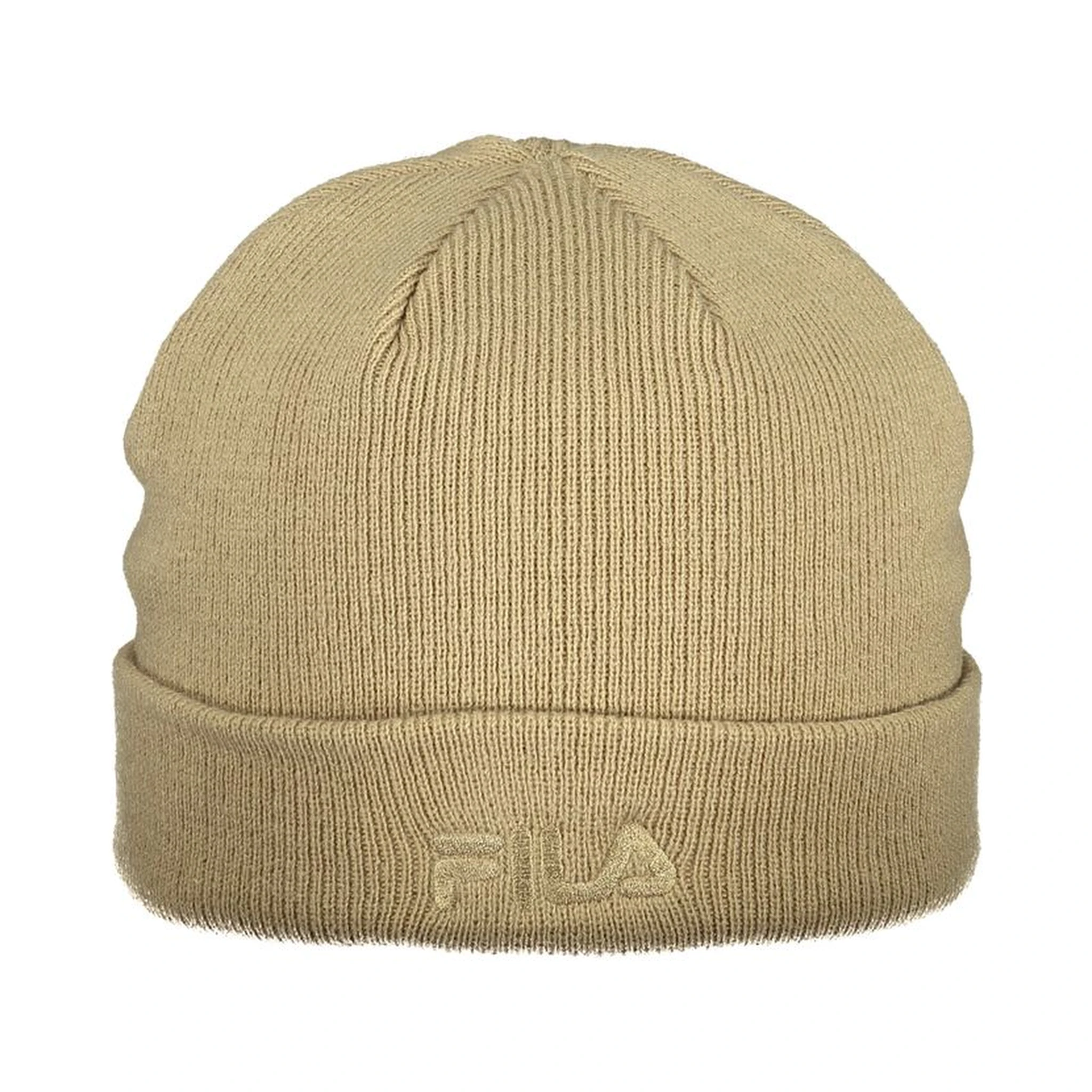 Beige Polyacrylic Men Cap