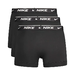 Black Cotton Men's Boxer Short