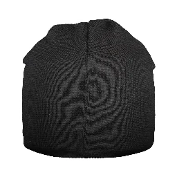 Black Wool Men Cap