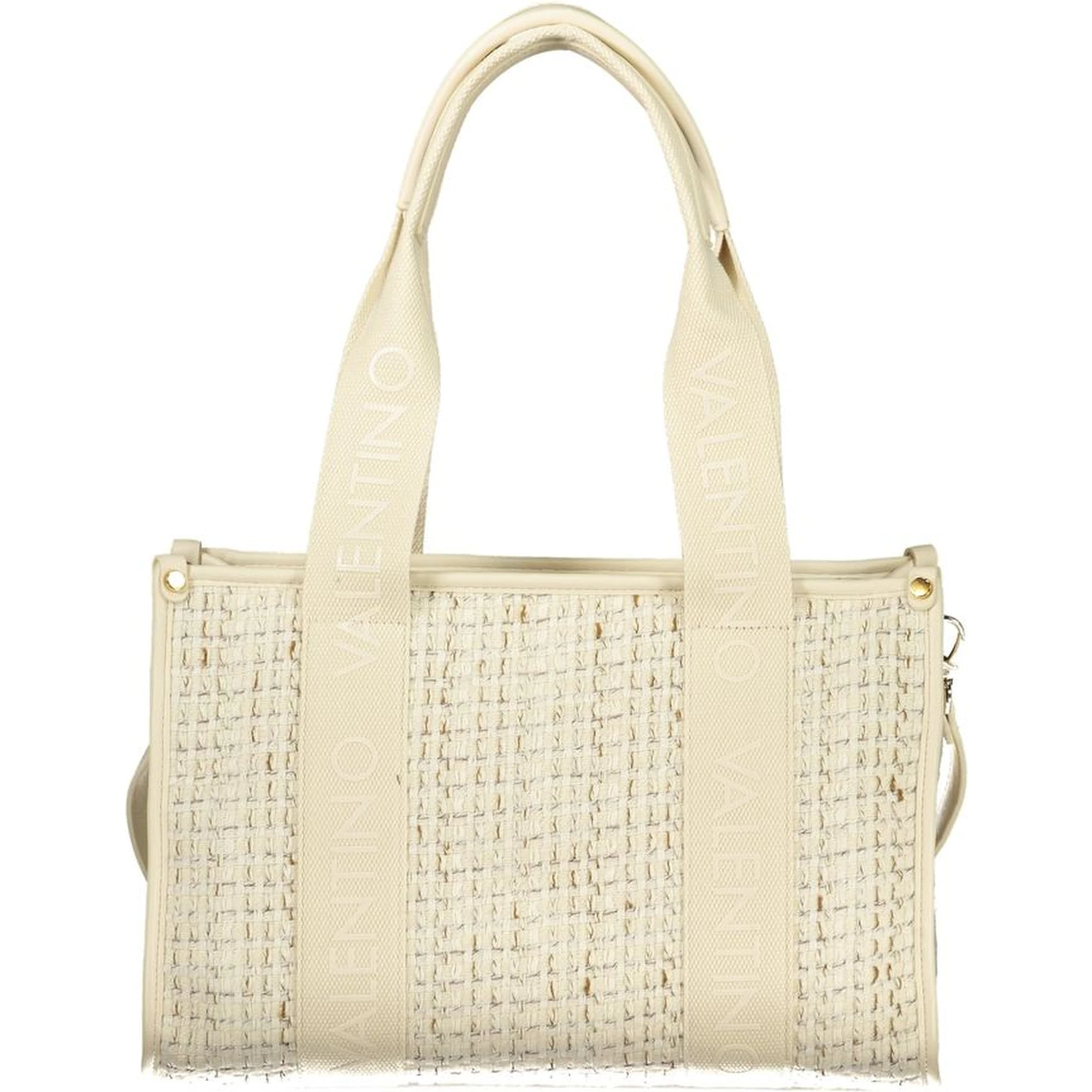 Bianco Polyester Woman Handbag