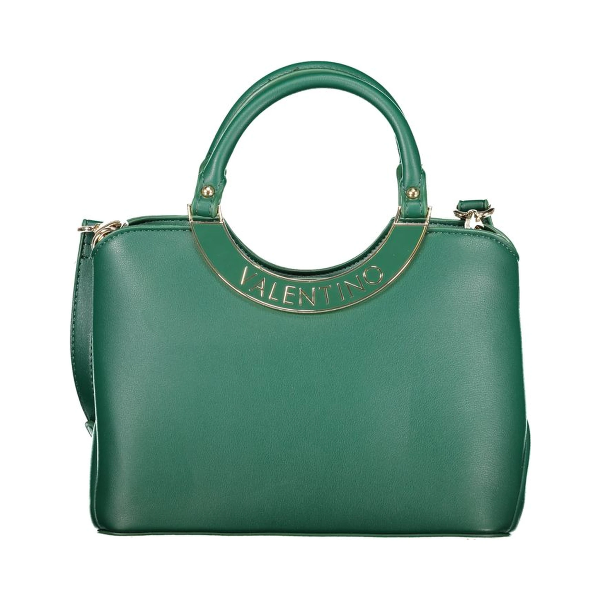 Verde Polyurethane Women Handbag