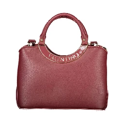 Rosso Polyurethane Women Handbag