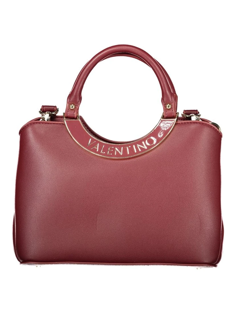 Rosso Polyurethane Women Handbag