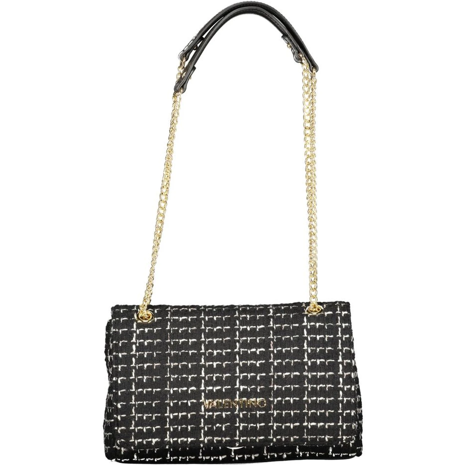 Nero Polyurethane Woman Handbag