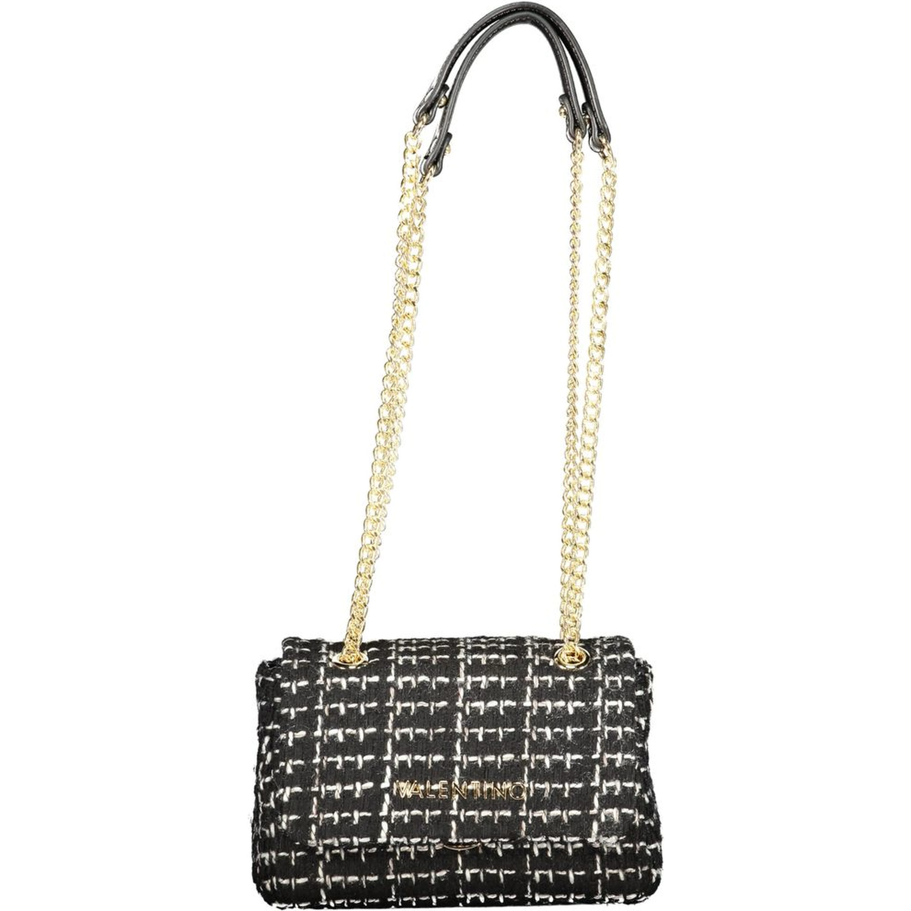 Nero Polyurethane Women Shoulder Bag