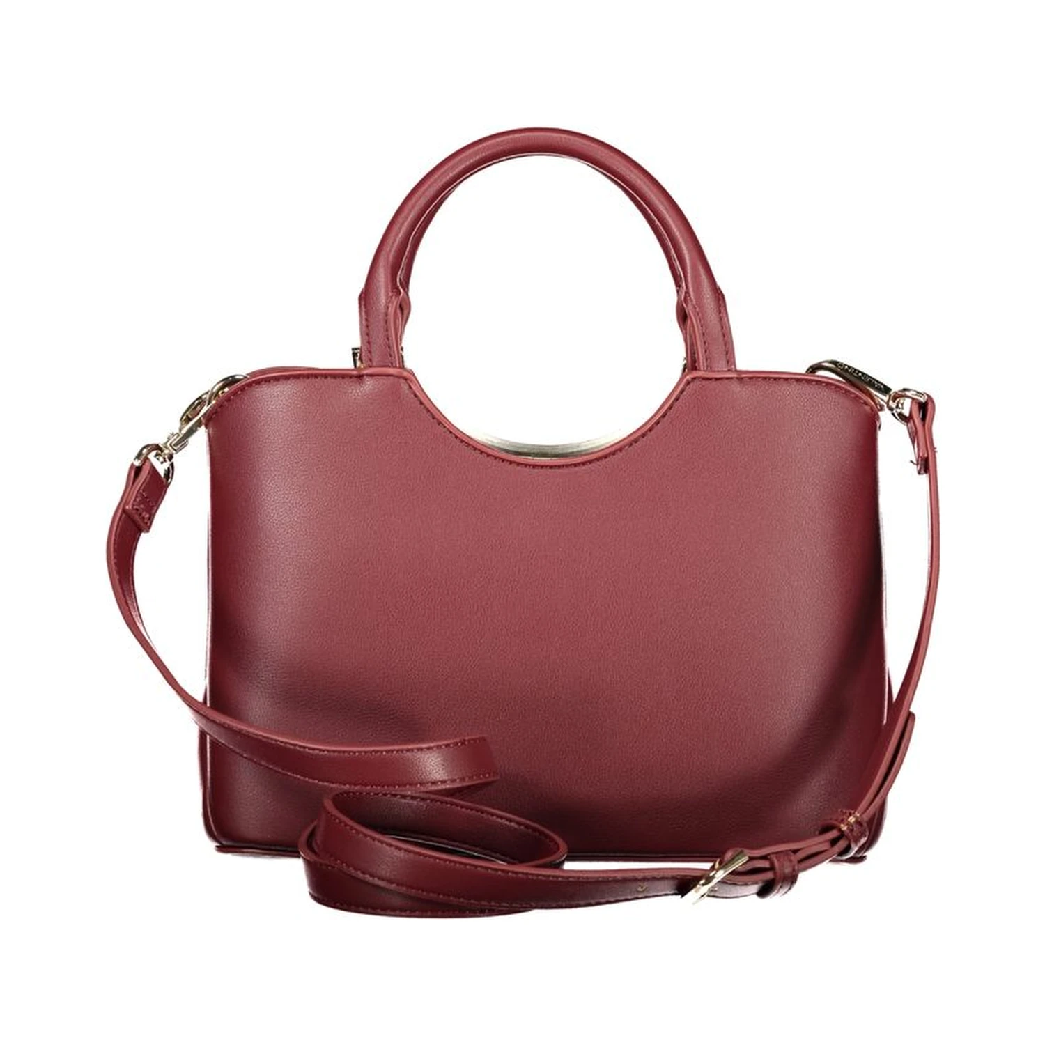 Rosso Polyurethane Women Handbag