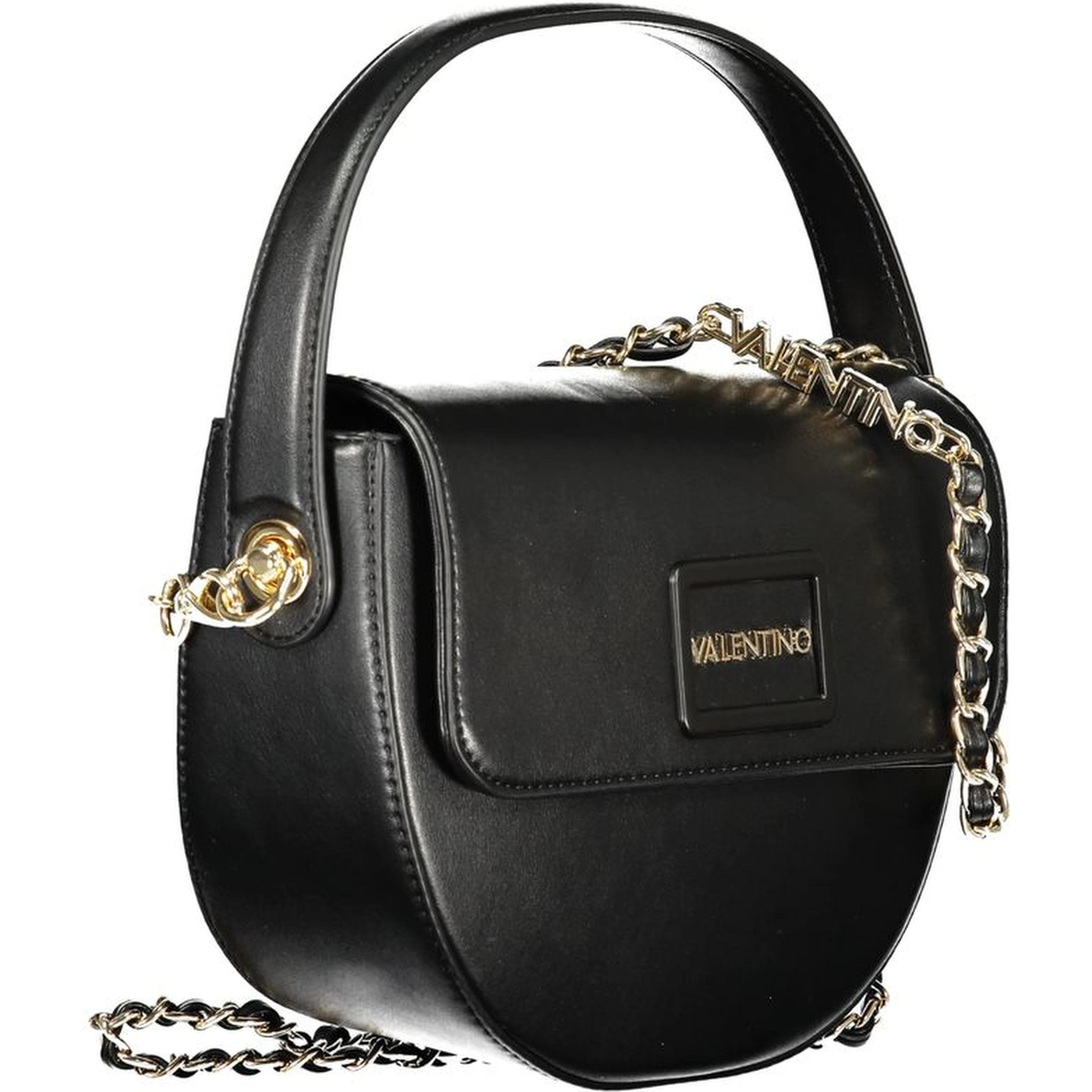 Nero Poliuretano Woman Handbag
