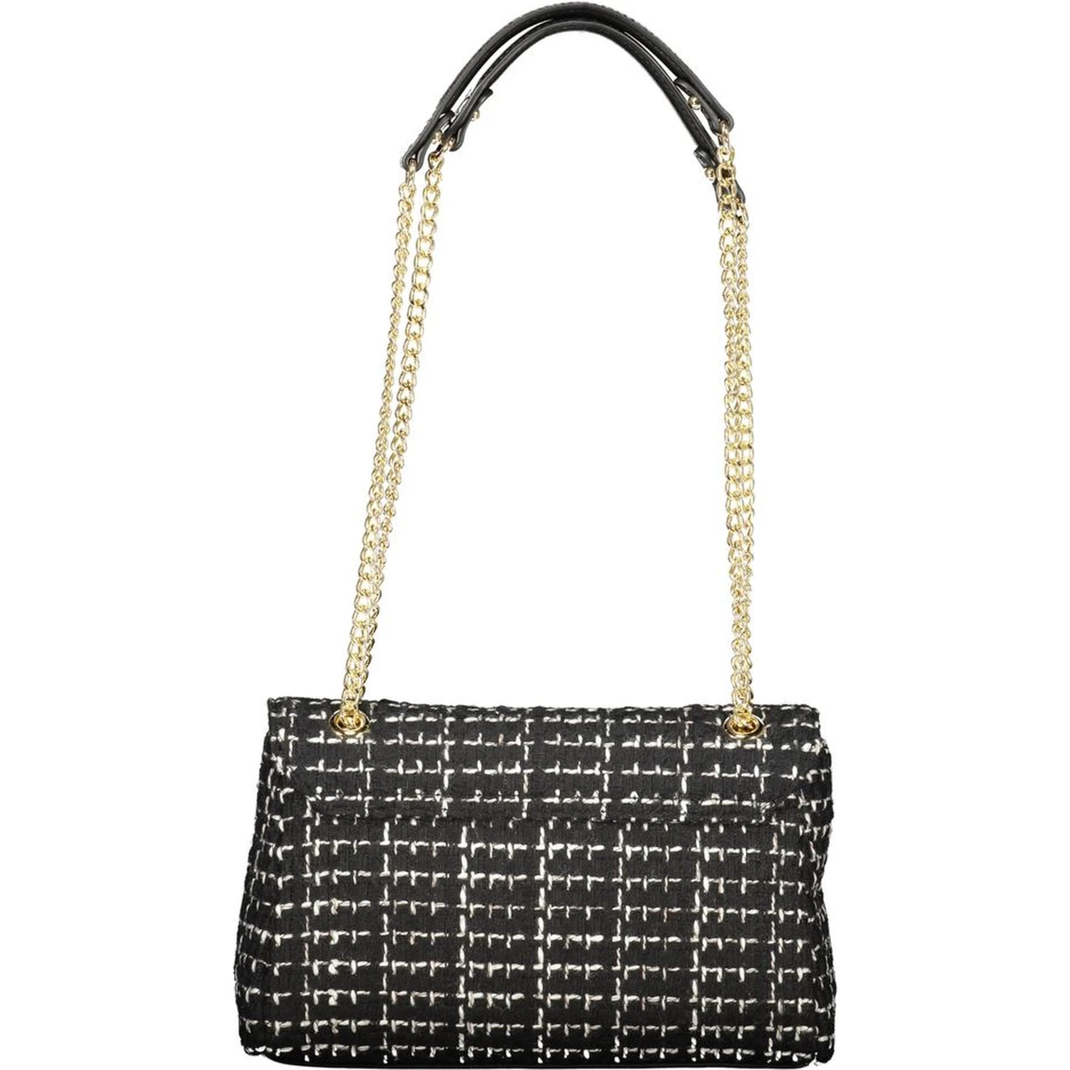 Nero Polyurethane Woman Handbag