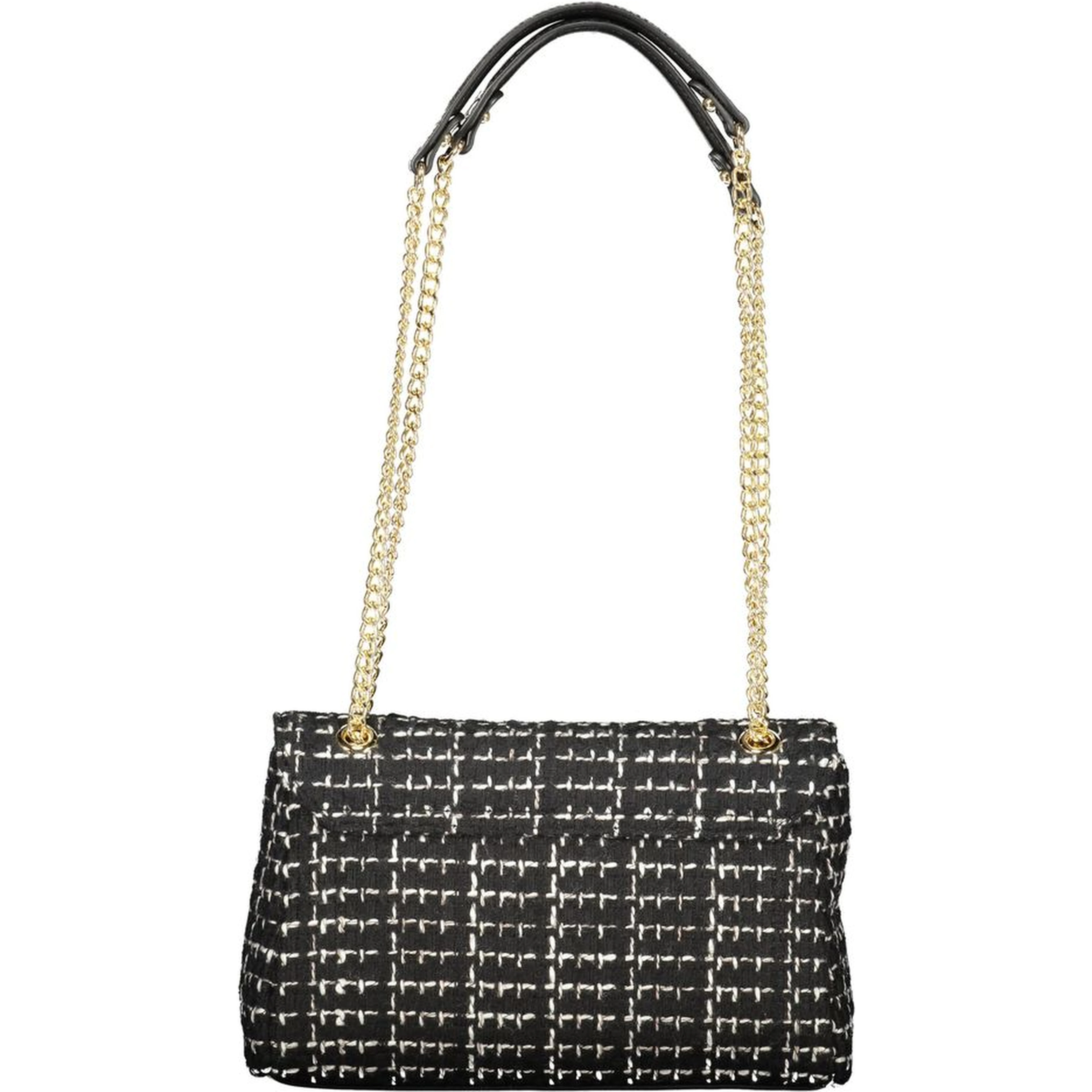 Nero Polyurethane Woman Handbag