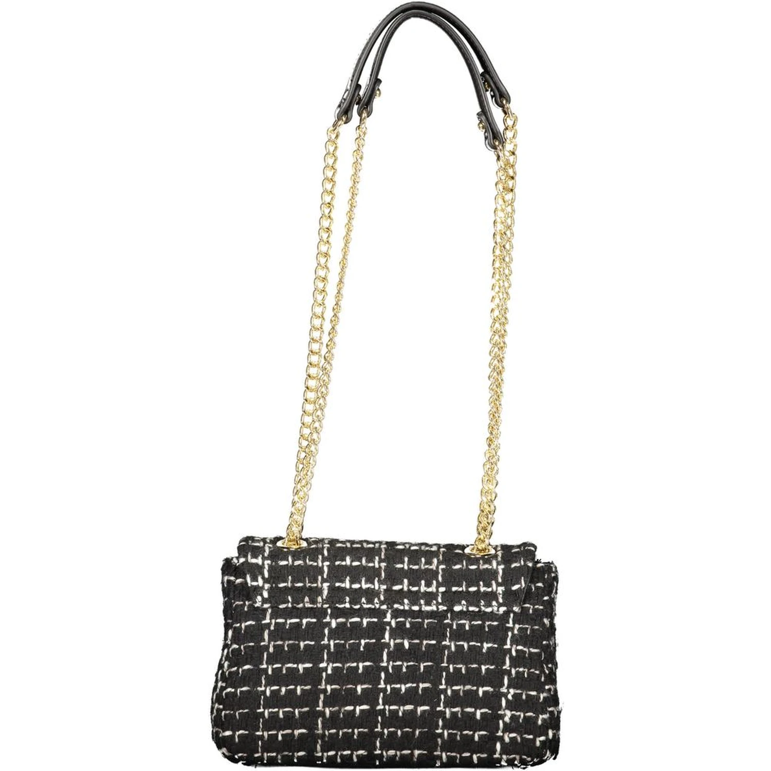 Nero Polyurethane Women Shoulder Bag