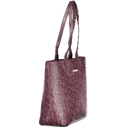 Rosso Polyurethane Women Handbag