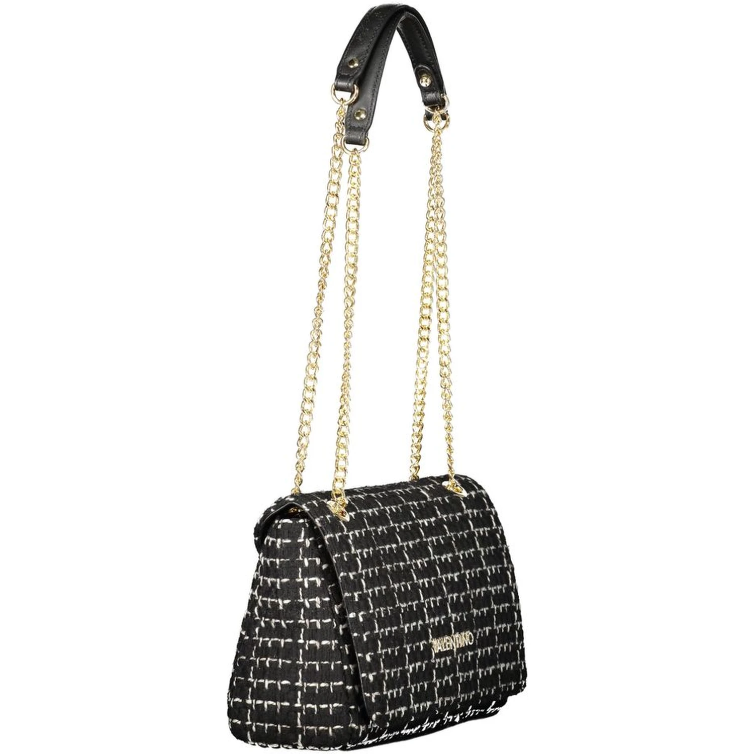 Nero Polyurethane Woman Handbag