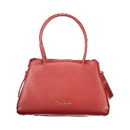 Rosso Poliuretano Woman Handbag